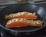 サーモン＆粒マスタードスモークバター添え作り方4写真