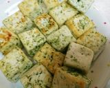 木綿豆腐の青のり粉チーズ焼き作り方4写真