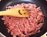 厚揚げと蓮根とミンチの味噌炒め♡作り方3写真
