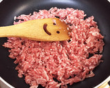 厚揚げと蓮根とミンチの味噌炒め♡作り方3写真