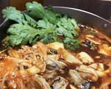 かき豆腐の土手鍋 韓国風 簡単で美味しい作り方6写真