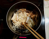 簡単！白菜とキノコの卵とじ作り方1写真