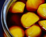 ★栗の甘醤油漬け。作り方3写真