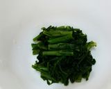 ぱぱっと簡単！もう一品！春菊の納豆和え作り方1写真