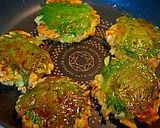 醤油香ばしい！根菜ゴロゴロ豆腐お好み焼き作り方6写真
