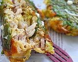 醤油香ばしい！根菜ゴロゴロ豆腐お好み焼き作り方8写真