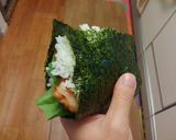 おにぎらず 進化系 はさむだけバーガー作り方2写真