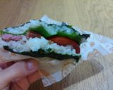 おにぎらず 進化系 はさむだけバーガー作り方4写真