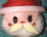 簡単。サンタのクリスマスおにぎり弁当♡作り方4写真