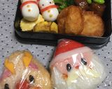 簡単。サンタのクリスマスおにぎり弁当♡作り方5写真