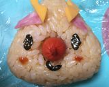 簡単。クリスマスのトナカイおにぎり弁当♡作り方3写真