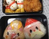 簡単。クリスマスのトナカイおにぎり弁当♡作り方4写真