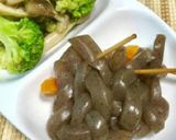 お弁当　作り置きに♪簡単！蒟蒻の含め煮作り方15写真