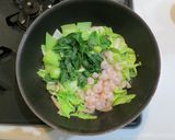海老と青梗菜入り白菜のクリーム煮作り方3写真