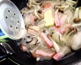 旬【牡蠣とベーコンのアヒージョパスタ】♪作り方7写真