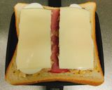 ツナコーンエッグのホットサンド☆作り方7写真