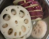 ブリと根菜の甘酢あん作り方1写真