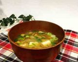 簡単◎豆腐となめこのお味噌汁作り方8写真