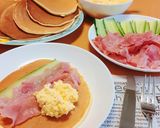 甘くない お食事系パンケーキ作り方8写真