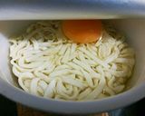 カップ麺アレンジ卵入☝どん兵衛編作り方3写真