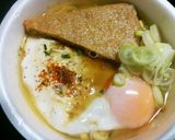 カップ麺アレンジ卵入☝どん兵衛編作り方6写真