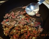 忍者めし風・肉入りおにぎり♪作り方2写真
