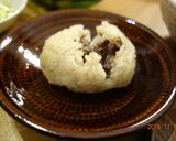 忍者めし風・肉入りおにぎり♪作り方6写真