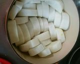 簡単に市販の肉団子で作る大根煮作り方1写真