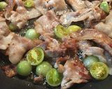 グリーントマトの豚肉炒め作り方3写真