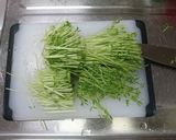 お父さんの超簡単豆苗お浸し作り方1写真