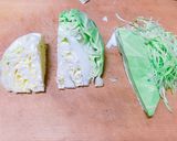 柿とキャベツ 秋の和風コールスローサラダ作り方3写真