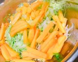 柿とキャベツ 秋の和風コールスローサラダ作り方6写真