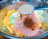 柿とキャベツ 秋の和風コールスローサラダ作り方9写真
