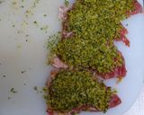豚肉のパン粉焼き　カレー味とチーズ味作り方6写真