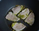 豚肉のパン粉焼き　カレー味とチーズ味作り方8写真