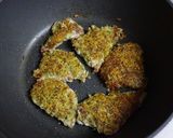 豚肉のパン粉焼き　カレー味とチーズ味作り方9写真