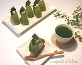 ノンオイル♡抹茶シフォンロールケーキ♡作り方11写真