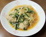 調理師さんの肉団子と春雨のスープ作り方7写真