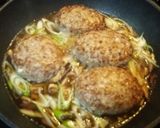チーズイン照り焼きハンバーグ作り方11写真