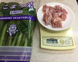小松菜と鶏肉の旨煮作り方1写真