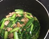 小松菜と鶏肉の旨煮作り方7写真