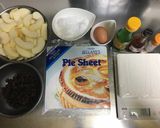 アップルパイ(ラムレーズン入り)作り方1写真
