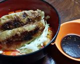 ボリュームたっぷり餃子丼作り方1写真