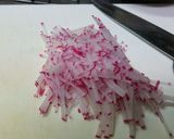 サラダ大根となめ茸の和え物作り方1写真
