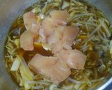 マグロときのこ もやしのにんにく醤油煮◆作り方4写真