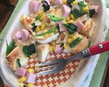 時短朝食！カリカリ食パンのグラタン作り方5写真