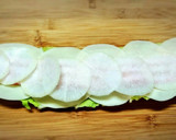 餃子の皮と染みうま大根のミルフィーユ鍋作り方4写真