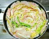 餃子の皮と染みうま大根のミルフィーユ鍋作り方6写真