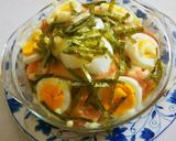 レンジで簡単！明太マヨ餅ポテト☆グラタン作り方7写真