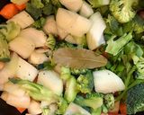 野菜スープ（優しい味）作り方3写真